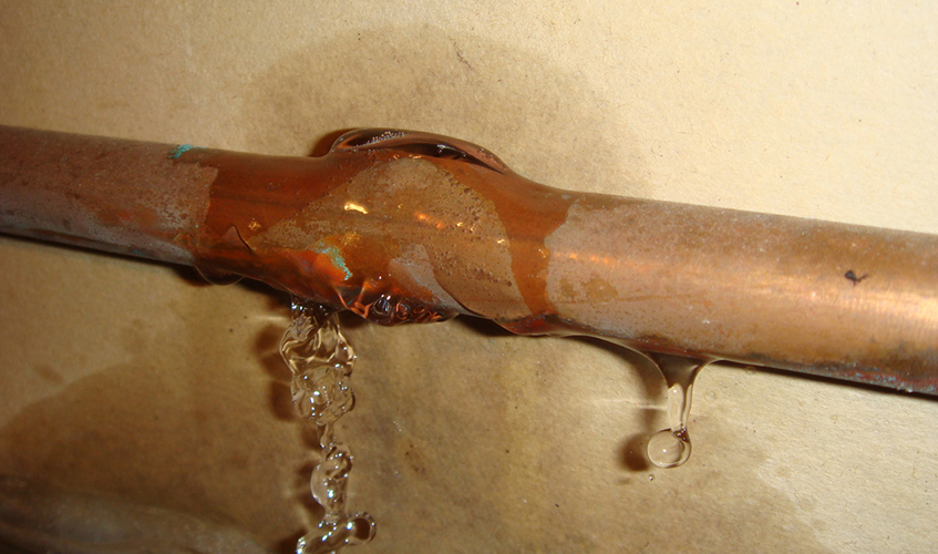 Damaged Pipework