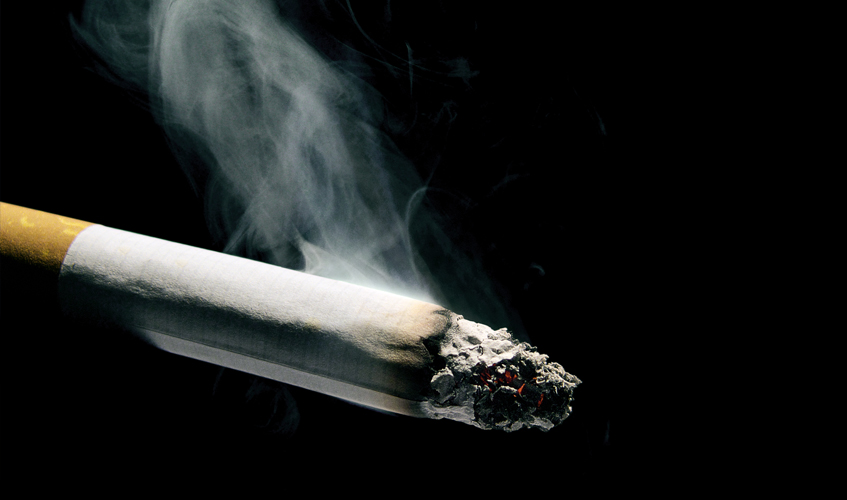 Avoiding cigarette fires in the home