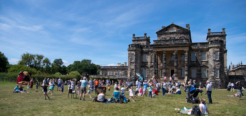 The £7.4m, four-year project to restore Northumberland's 'party house'